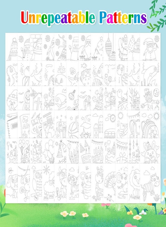 WorldBazaar Small Holiday Coloring Books for Kids 24PCS Mini Coloring Crafts Classroom Reward Family School Activities Christmas Party Supplies - Image 4